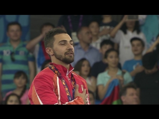 Aykhan mamayev wins a home gold in the 84kg kumite karate baku 2015