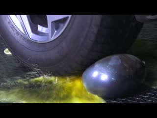 Crushing crunchy & soft things by car! experiment car vs cola fanta sprite in balloons