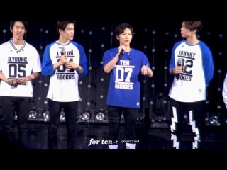[fancam] 150829 smrookiesshow talk "welcome to ten world"