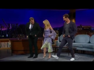 Kylie minogue teaching benedict cumberbatch and james corden how to dance like dolly parto