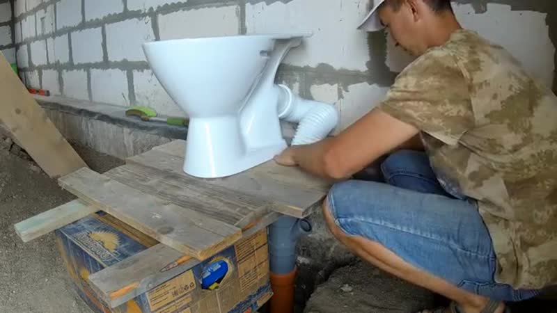 Разводка канализации в ванной комнате