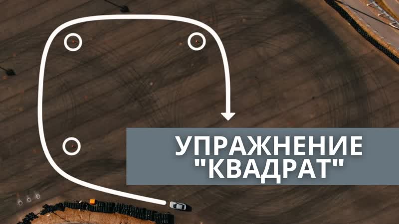 Упражнение "квадрат" уроки активного вождения