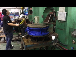 Butterfly valves hydro test