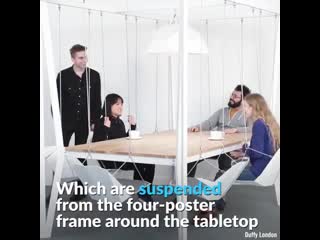 This table can add a little fun mobility during your next office meeting 💺