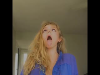 (ahegao tongue) слюни