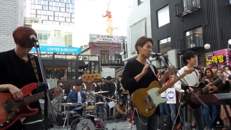 180928 the rose busking in hongdae candy