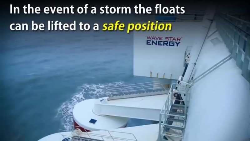Плавуча електростанція, яка перетворює кінетичну енергію хвиль на електрику