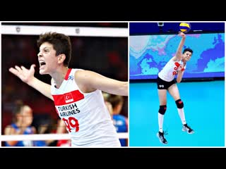 Ebrar karakurt 19 years old amazing volleyball player (hd)