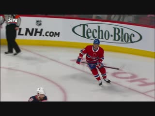 Max domi lays out for huge wraparound goal against mikko koskinen