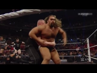 Брок леснар уничтожает лигу наций (18 1 16)