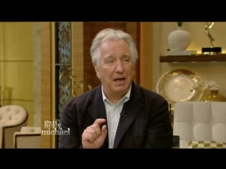 Alan rickman live! with kelly and michael jun 15, 2015