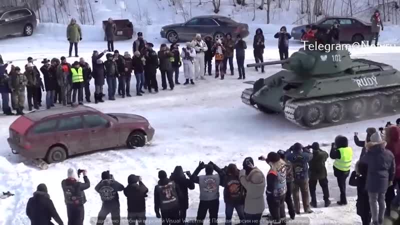 Т 34 против mersedes benz