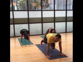 Fat burning capoeira yoga workout