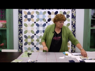 Make an easy prairie flower quilt with jenny!