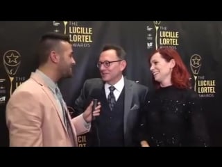 Michael emerson & carrie preston at the 32nd annual lucille lortel awards