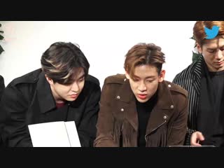 [video] 181204 #twitterblueroom live q&a got7