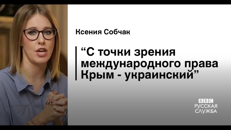 Собчак главные тезисы