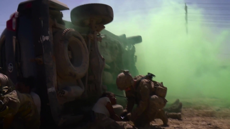 Bagram pj's mass casualty exercise