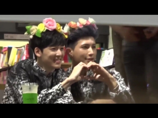 Fancam u kiss (kiseop, kevin & jun) fansign at gangnam @ yumyum 23