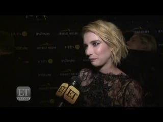 Интервью на вечеринке hfpa и instyle / 2017