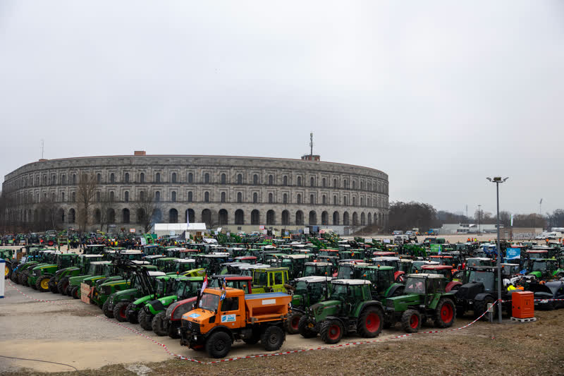 Live aus nürnberg bauern setzen proteste fort