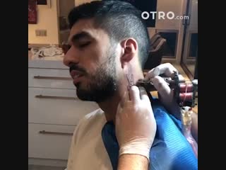 A sneak peek of @luissuarez9’s new work before game day tomorrow sign up for more exclusive access to suarez and the rest of