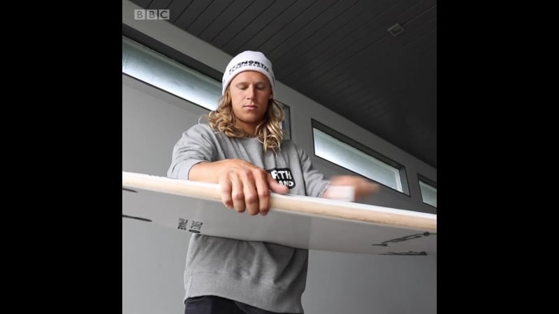 Сёрфинг под северным сиянием