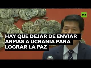 China hay que dejar de enviar armas a ucrania para lograr la paz, sino las tensiones aumentarán