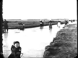 Holland in the winter of 1917 video restored at the netherlands film institute eye