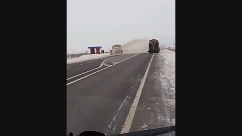 Как чистят дороги от снега в павлодаре