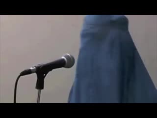Burka blue no burka !