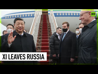 Xi jinping leaves russia following three day visit