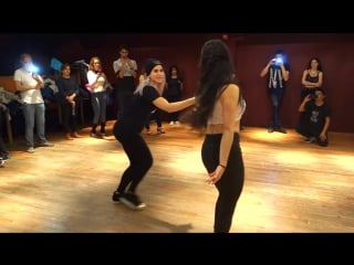 Stephanie lucero & vanessa parrish bachata class demo