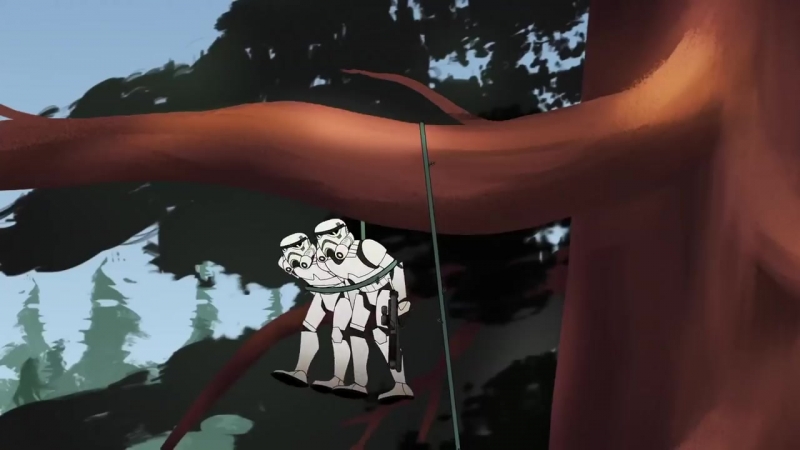 [fronda]star wars forces of destiny ewok escape disney