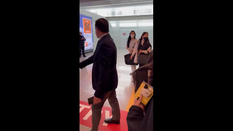 15/03/22 @ аэропорт фьюмичино, прибытие в рим