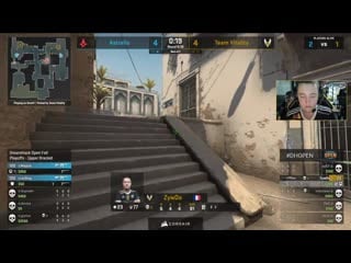 Zywoo 1vs4 clutch | astralis vs vitality