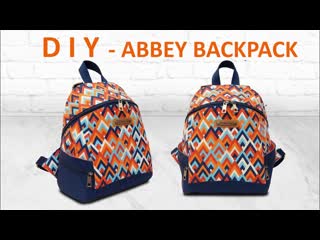 Diy abbey backpack how to make handmade rucksack tutorial cara membuat ranse