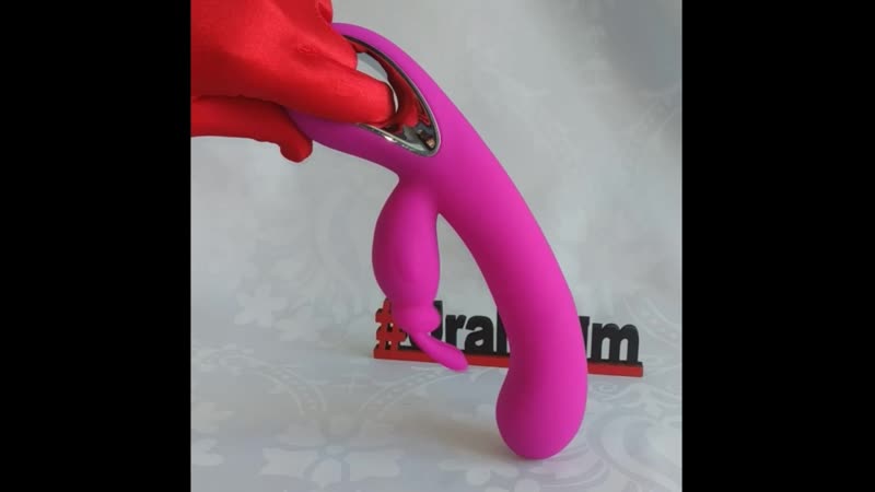 Изогнутый вибратор с увеличенной голоой для прямой стимуляции точки g