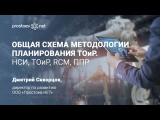 17 общая схема методологии планирования тоир нси, тоир, rcm, ппр