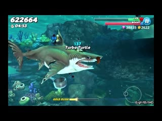 Hungry shark world megalodon shark gameplay