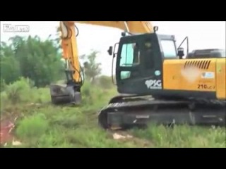 Устройство для очистки площади под постройку лэп