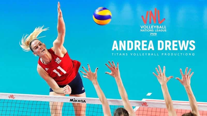 Powerful volleyball spikes by andrea drews womens vnl 2019