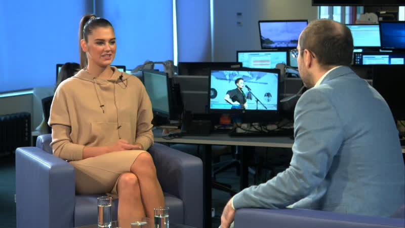 Гимнастка александра солдатова в студии тасс