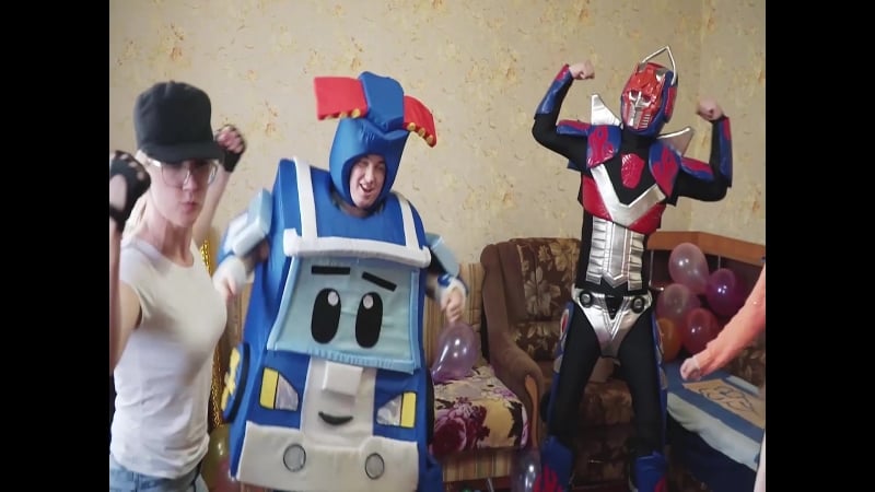 Робокар поли и оптимус прайм для юрика