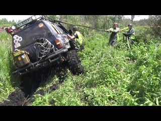 Off road 4х4 suzuki тр 3 на вояках жестко встрял на спецучастке