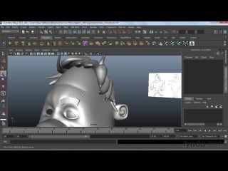 Modeling a character in maya | 0701 creases and hard edges