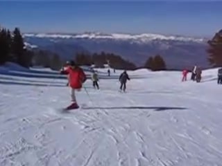 Ski sans prothèse et avec des bâtons