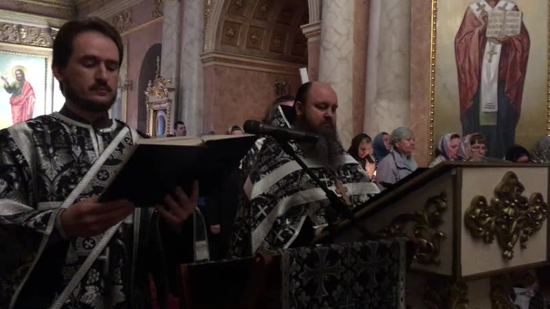 "разделиша ризы моя себе" 2019 г , страстная седмица