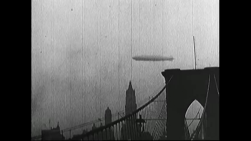 Graf zeppelin returns to new york after world tour 1929