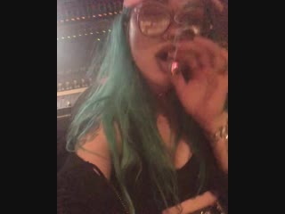 Baby goth on studio